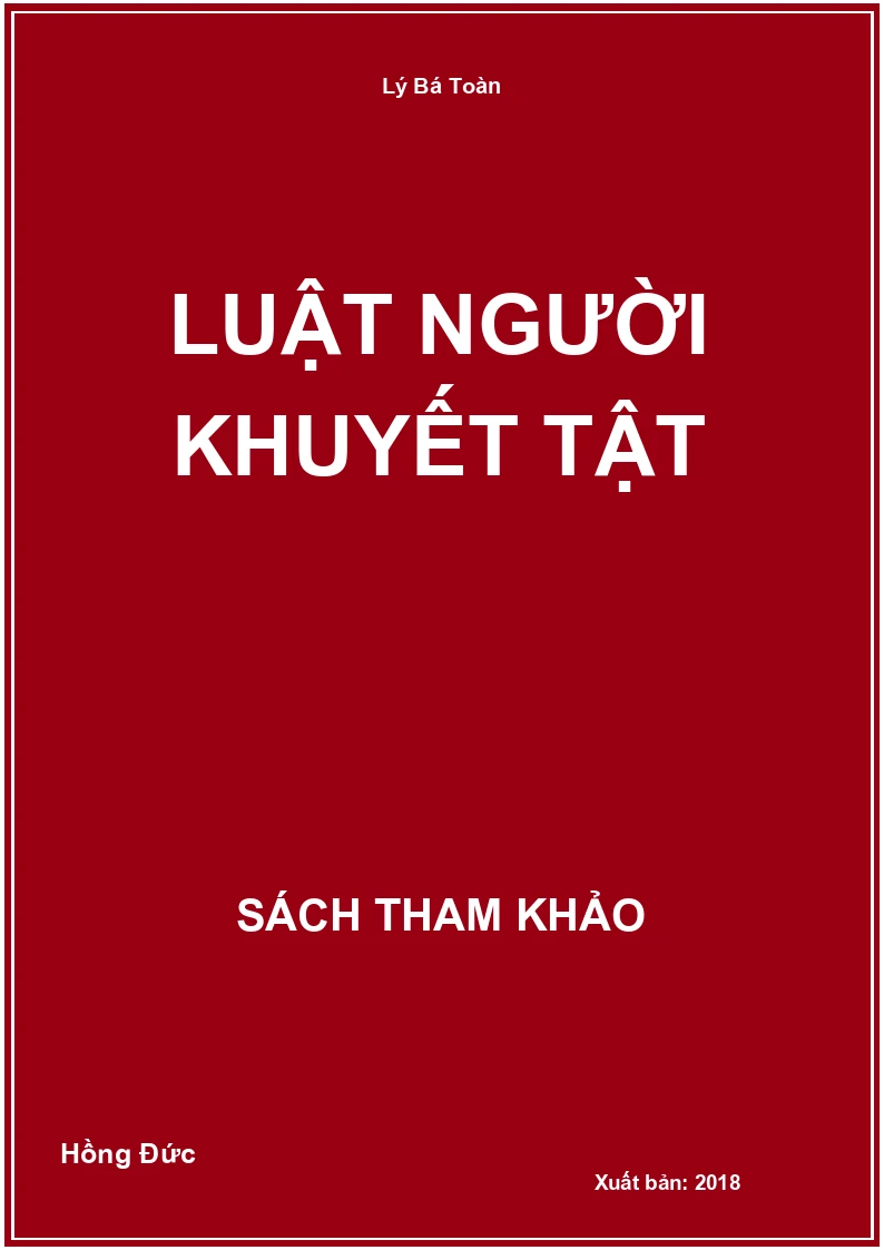 Luật người khuyết tật