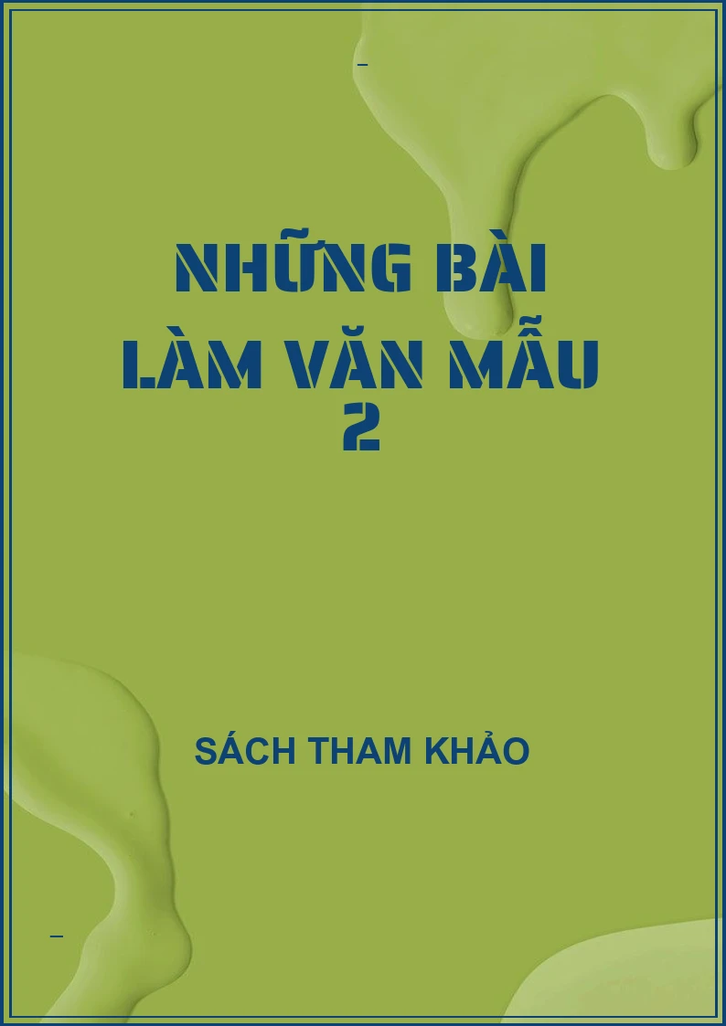 Những bài làm văn mẫu 2