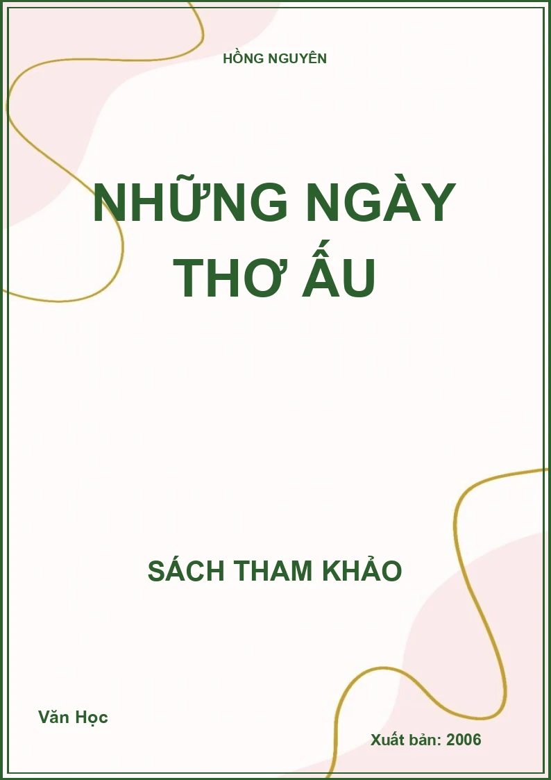 Những ngày thơ ấu