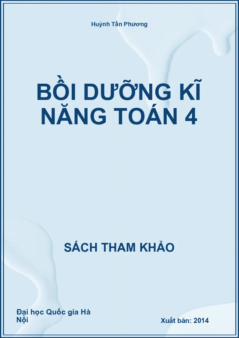Bồi dưỡng kĩ năng toán 4