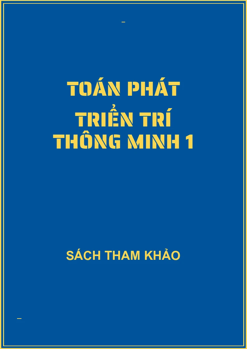 Toán phát triển trí thông minh 1