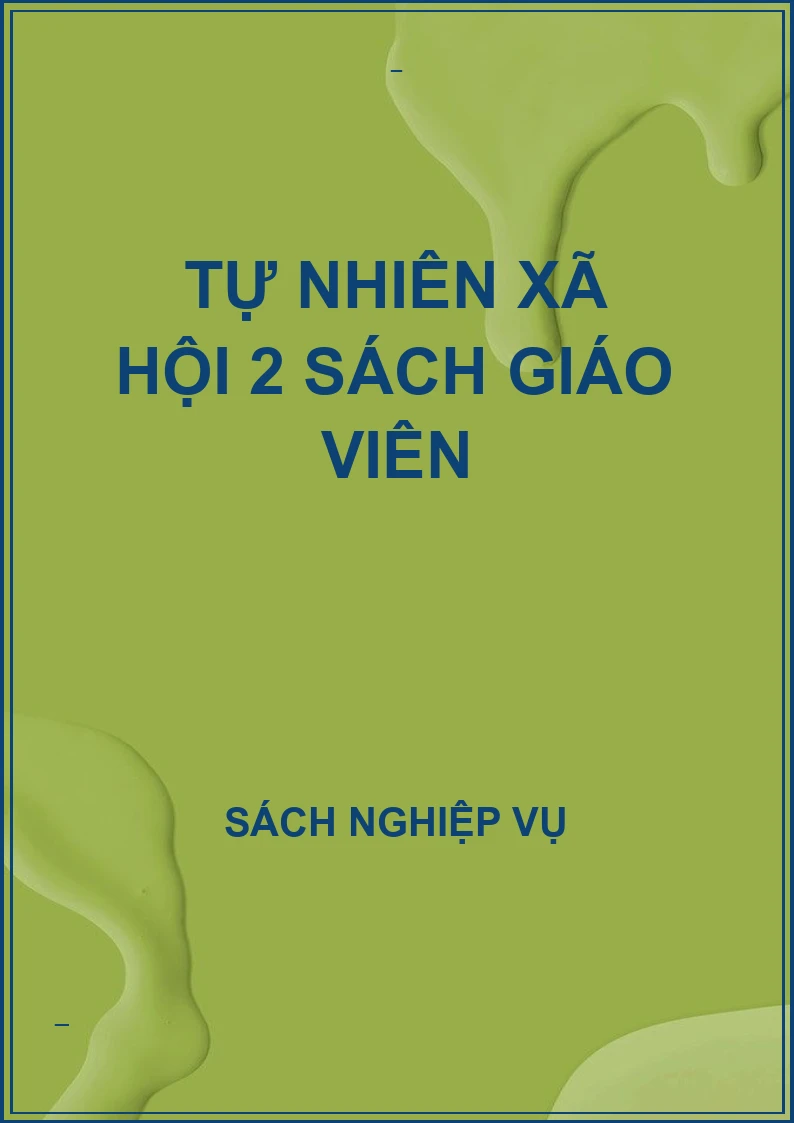 Tự nhiên xã hội 2 sách giáo viên