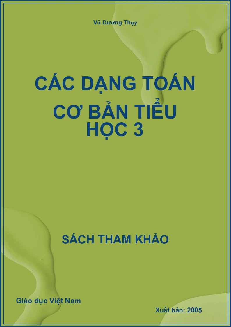 Các dạng toán cơ bản tiểu học 3