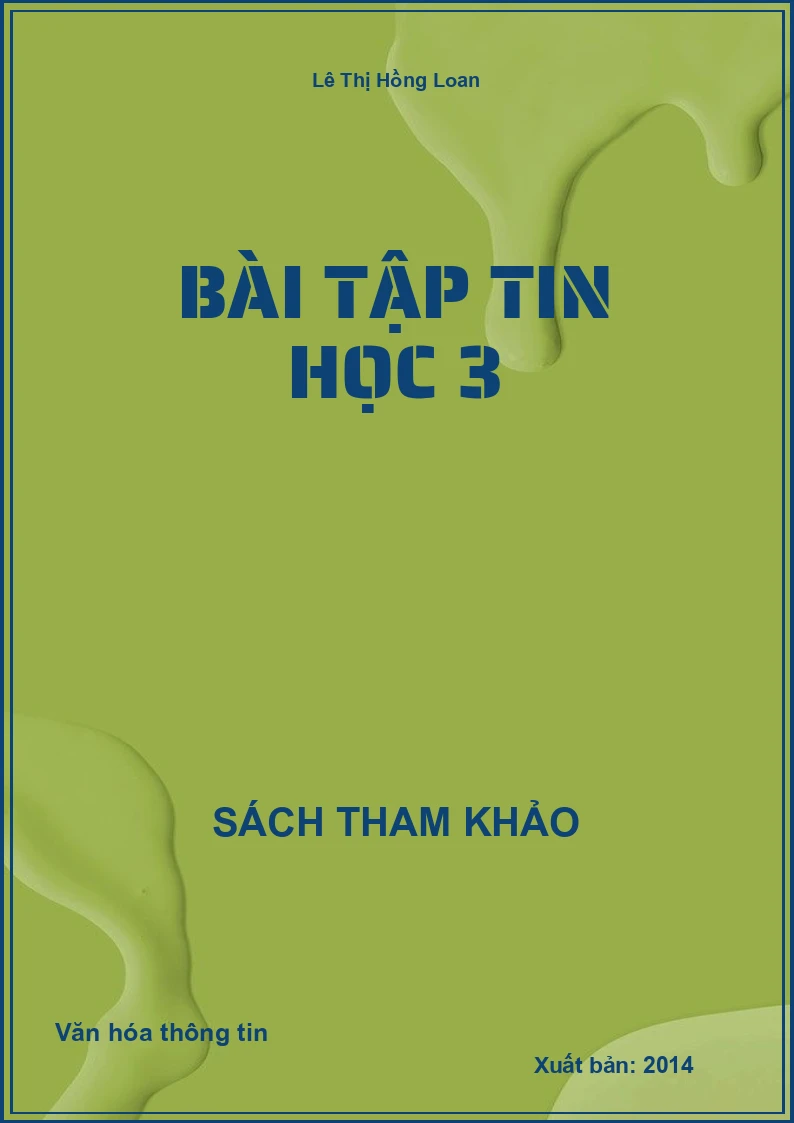 Bài tập tin học 3