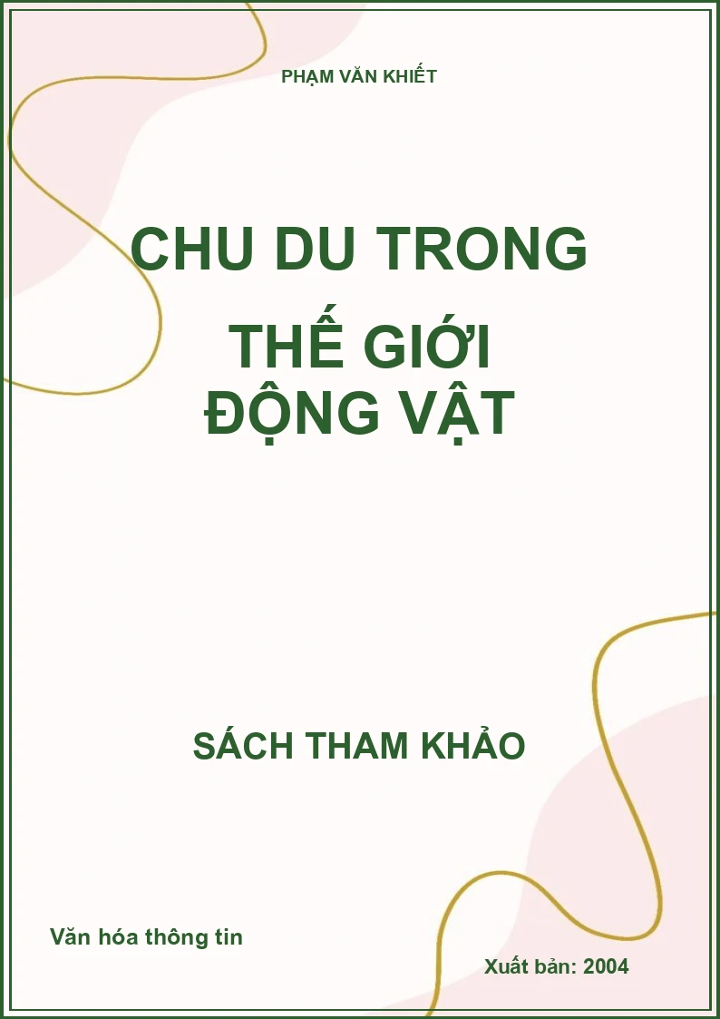 Chu du trong thế giới động vật