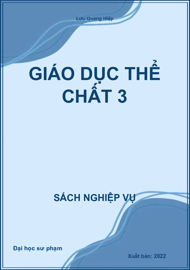 Giáo dục thể chất 3