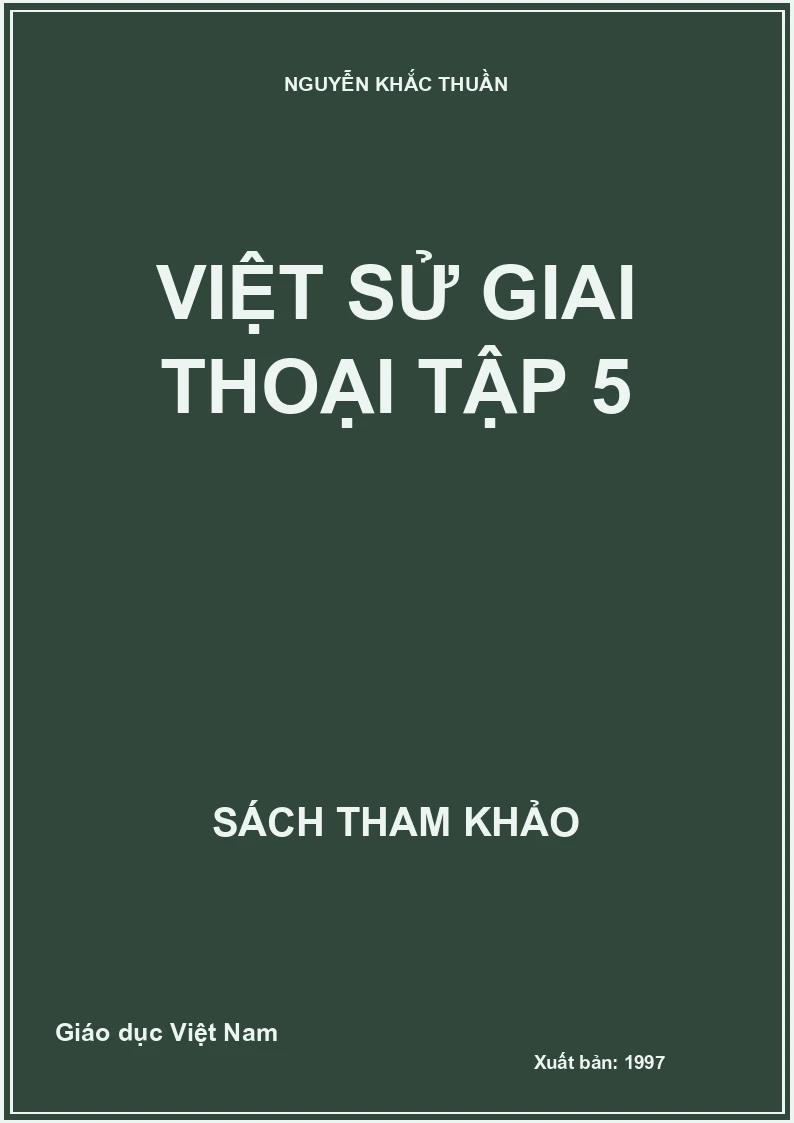 Việt sử giai thoại tập 5