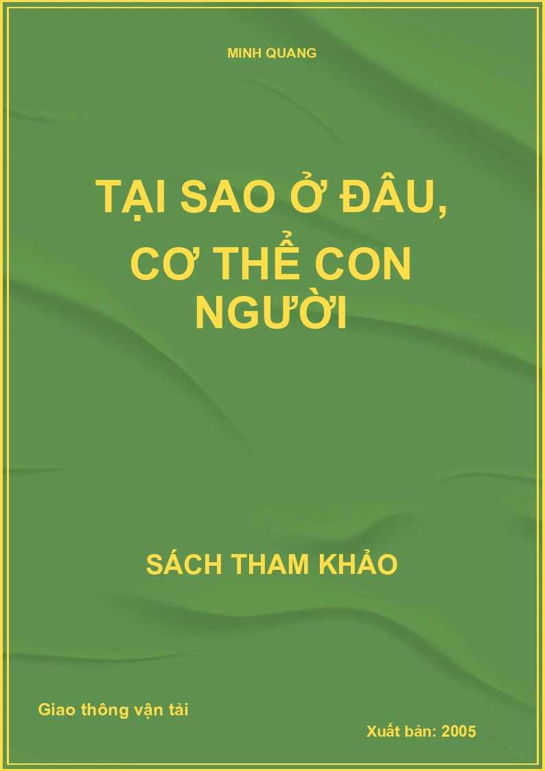 Tại sao ở đâu, cơ thể con người