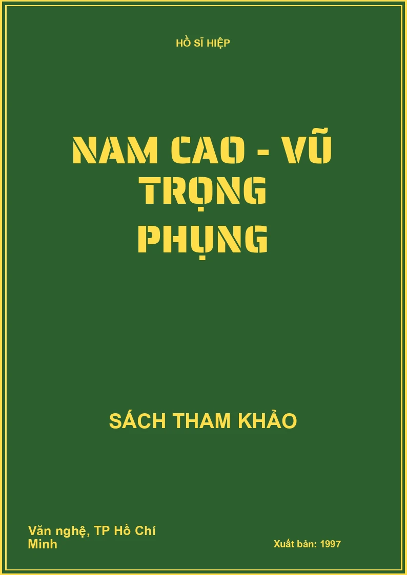 Nam Cao - Vũ Trọng Phụng