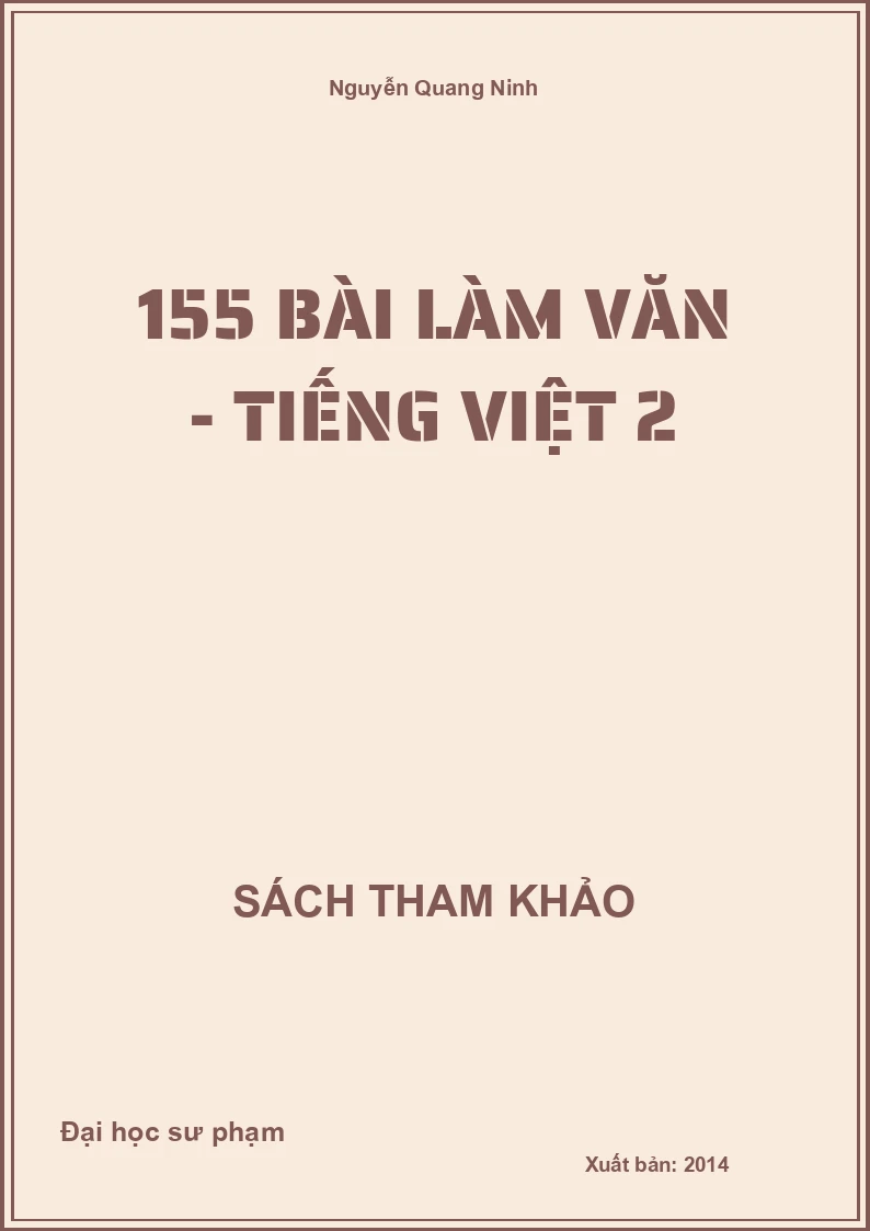 155 bài làm văn - tiếng việt 2