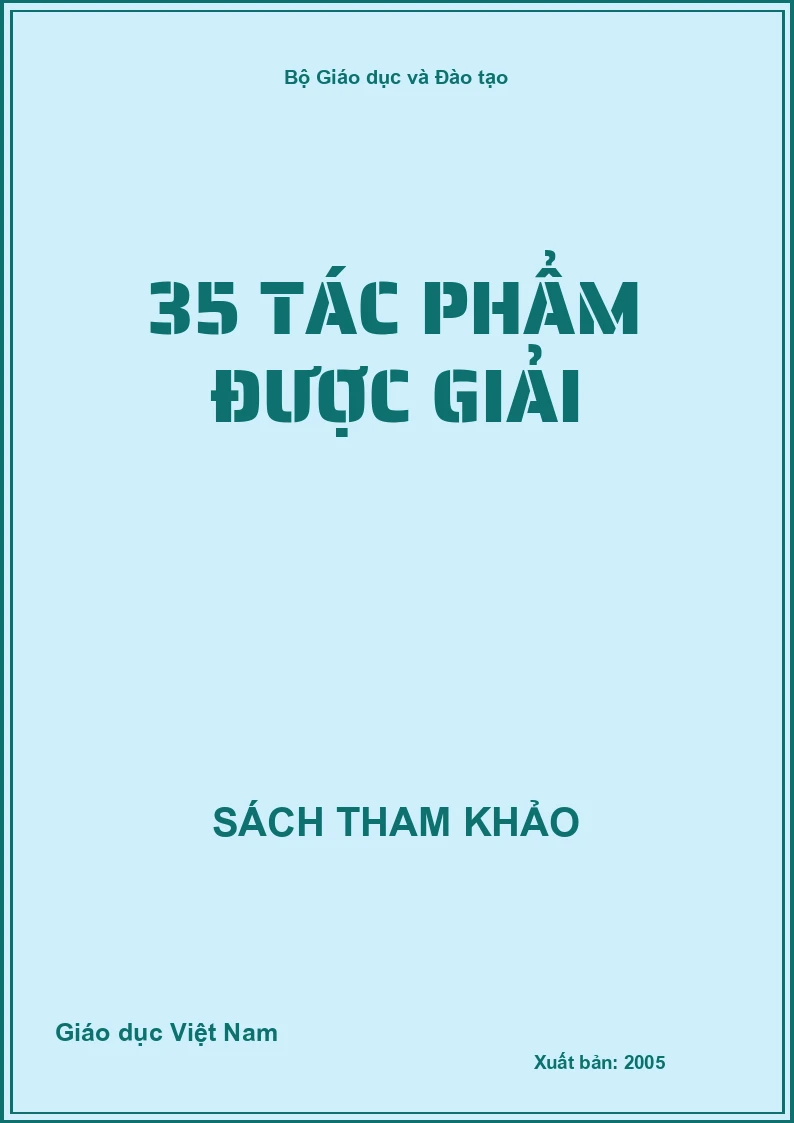 35 tác phẩm được giải