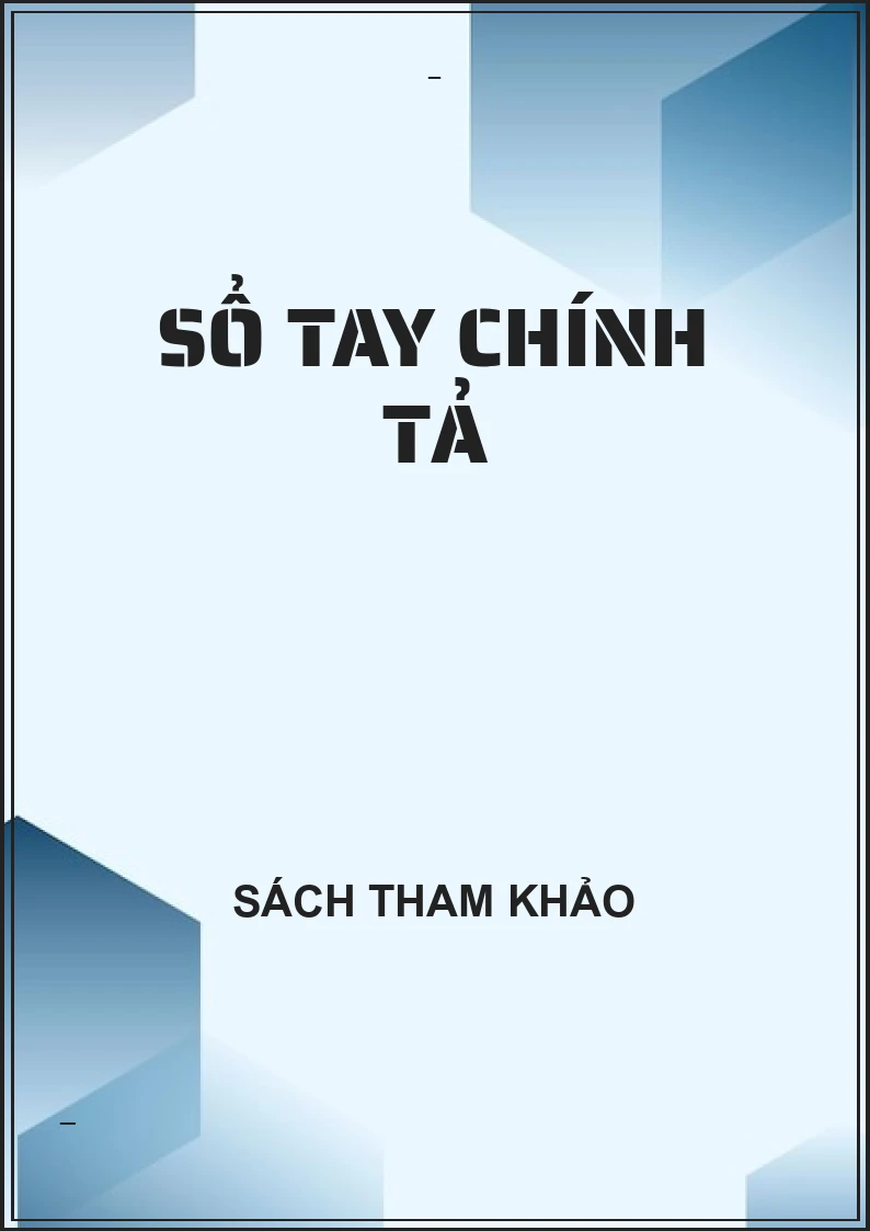 Sổ tay chính tả