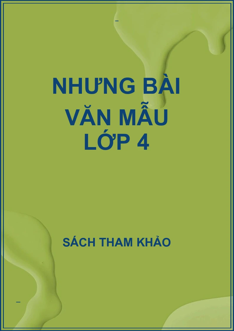 Nhưng bài văn mẫu lớp 4