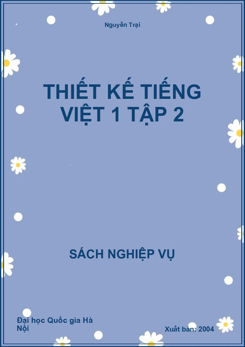 Thiết kế Tiếng Việt 1 tập 2