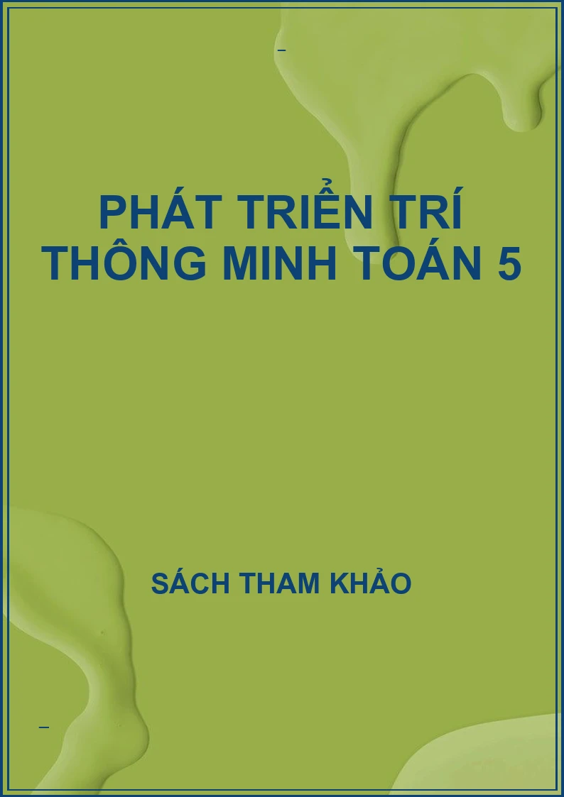 Phát triển trí thông minh toán 5