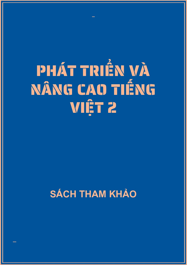 Phát triển và nâng cao tiếng việt 2