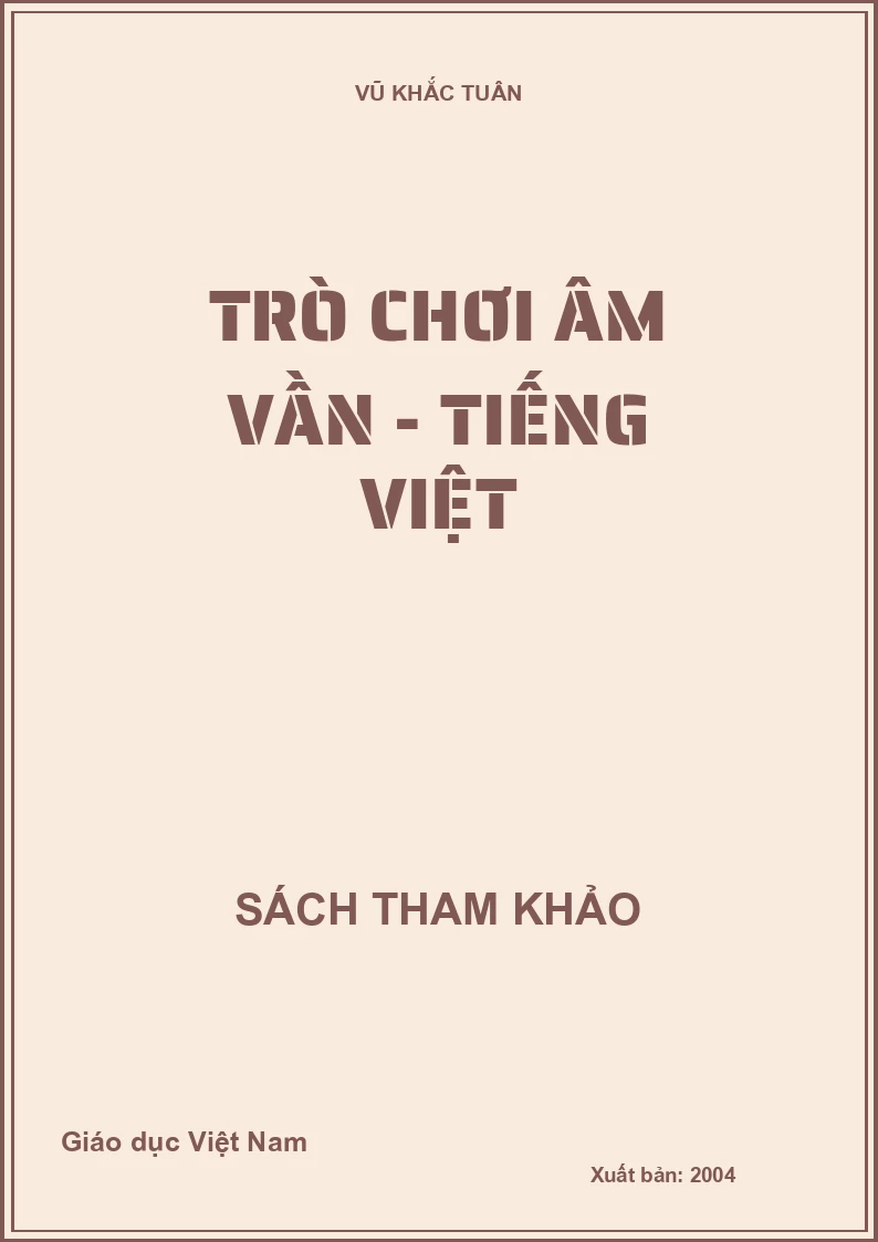 Trò chơi âm vần - Tiếng việt