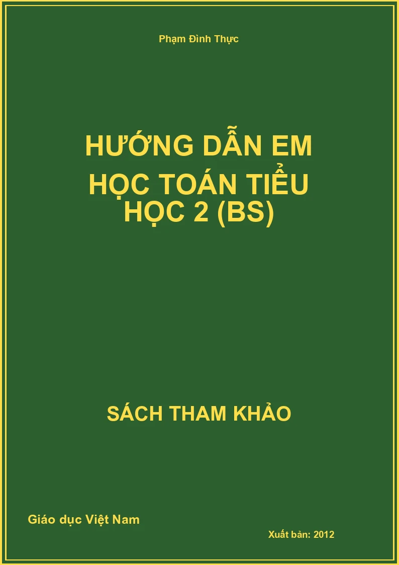 Hướng dẫn em học toán tiểu học 2 (BS)