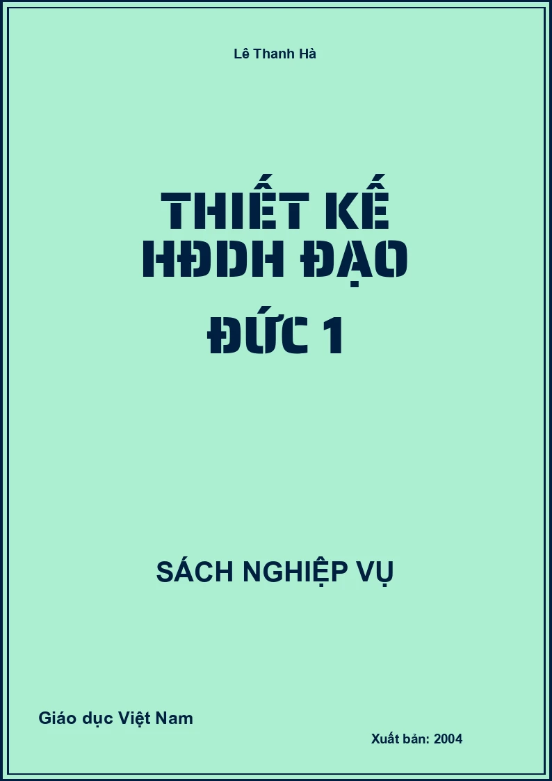 Thiết Kế HĐDH Đạo Đức 1