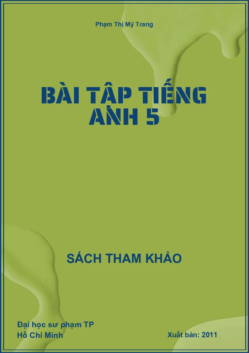 Bài tập tiếng anh 5