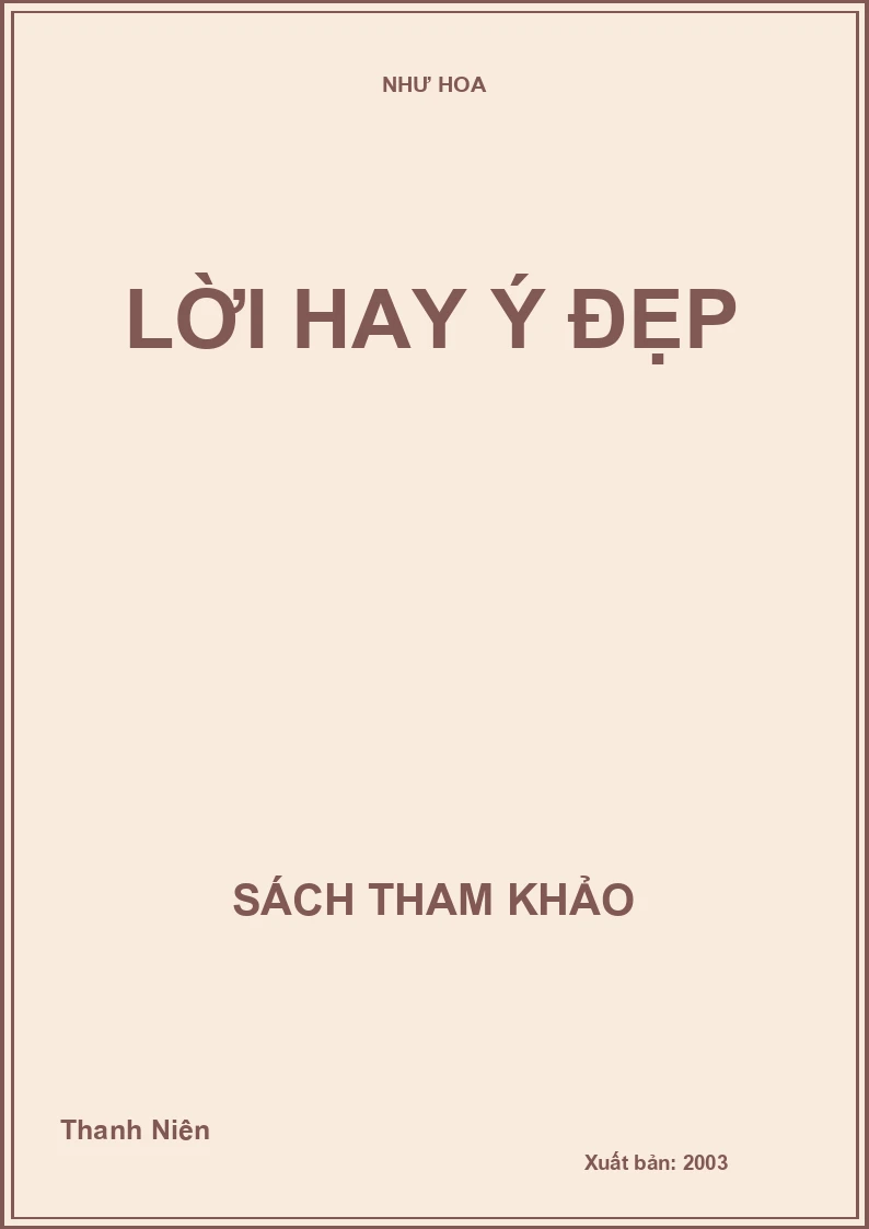 Lời hay ý đẹp