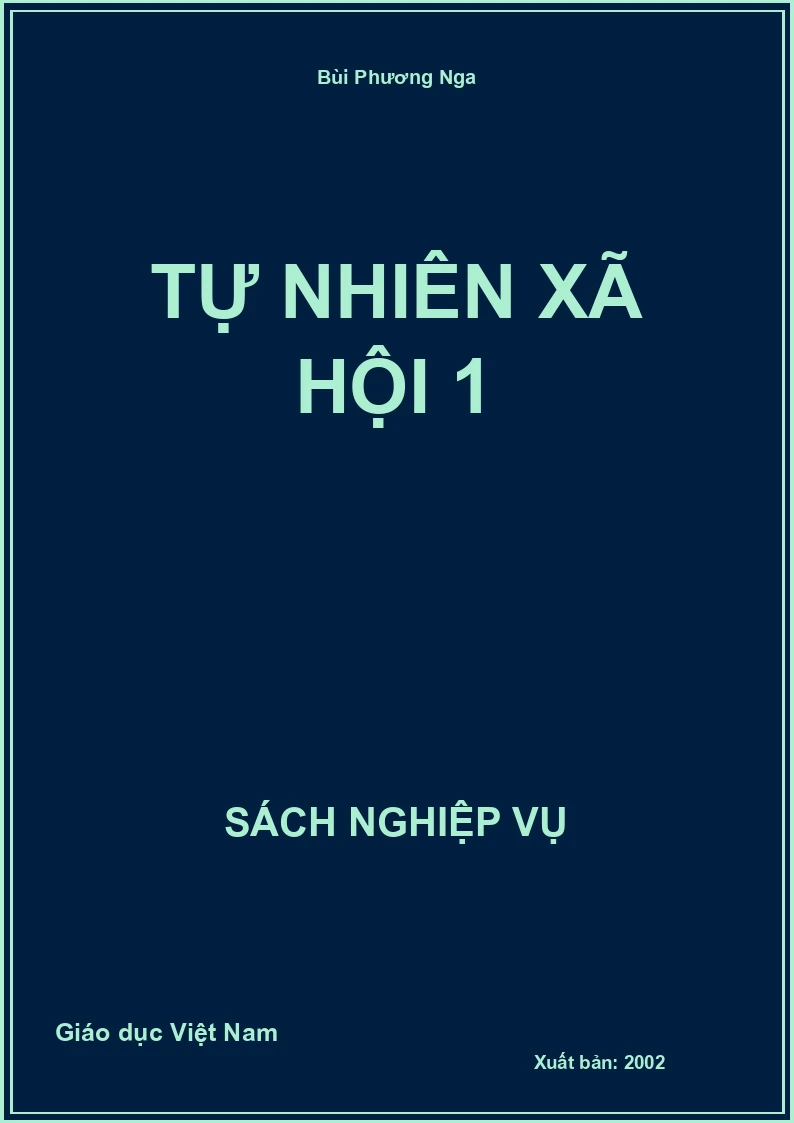 Tự nhiên xã hội 1