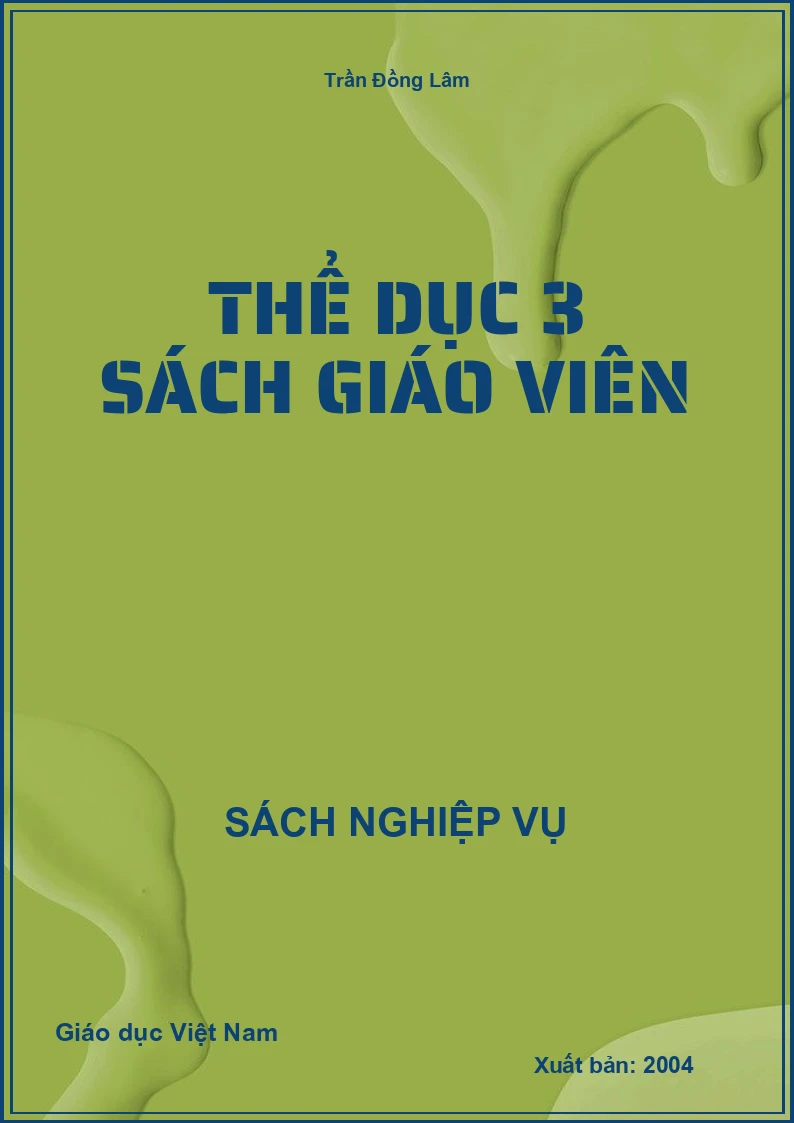 Thể Dục 3 sách giáo viên