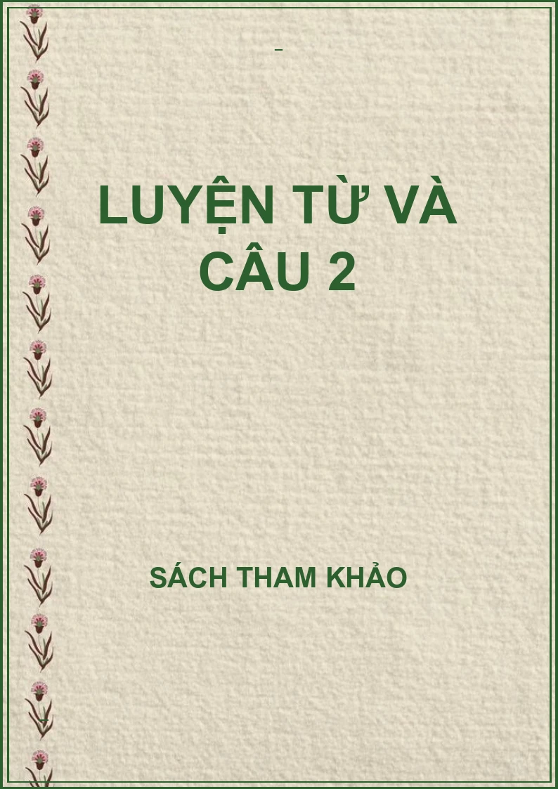Luyện từ và câu 2