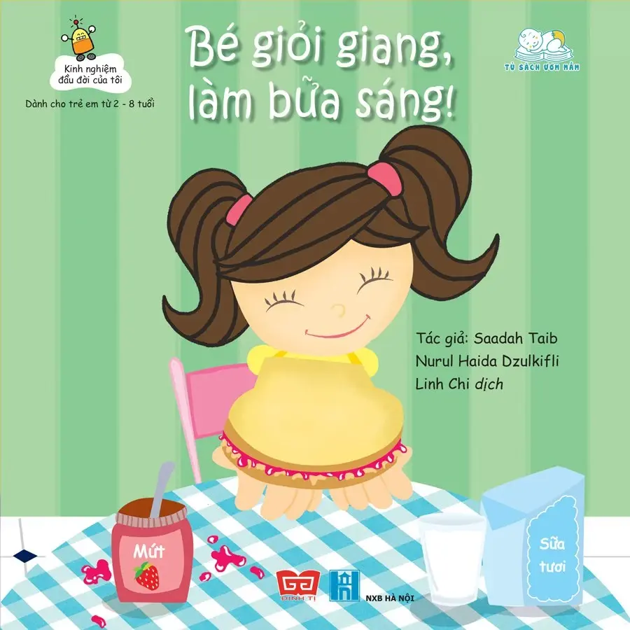 Bé giỏi giang làm bữa sáng