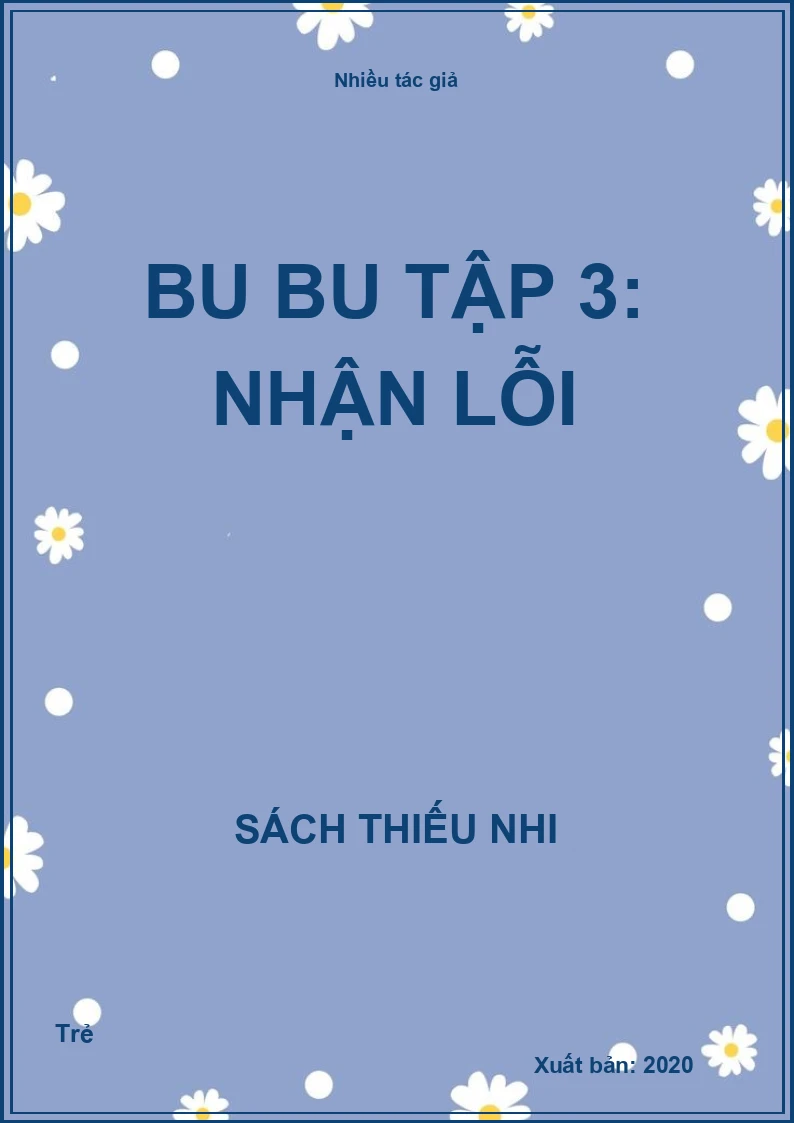 Bu bu tập 3: Nhận lỗi