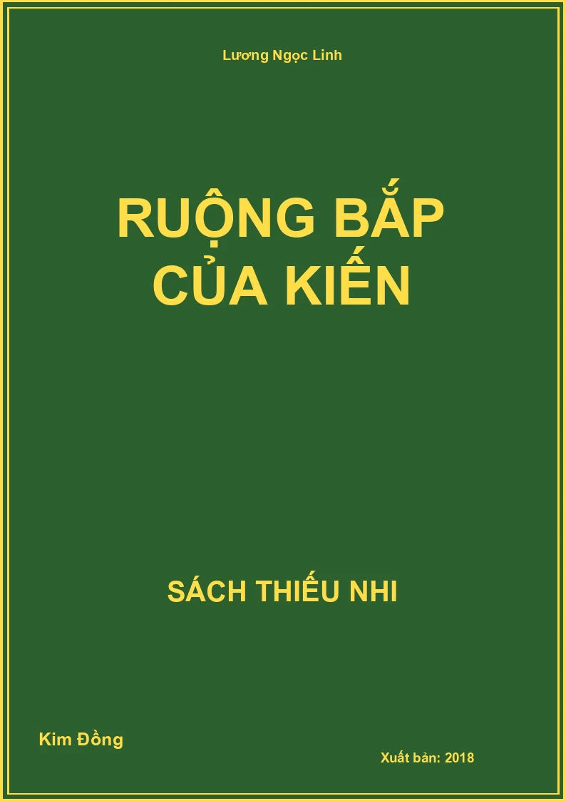 Ruộng bắp của kiến