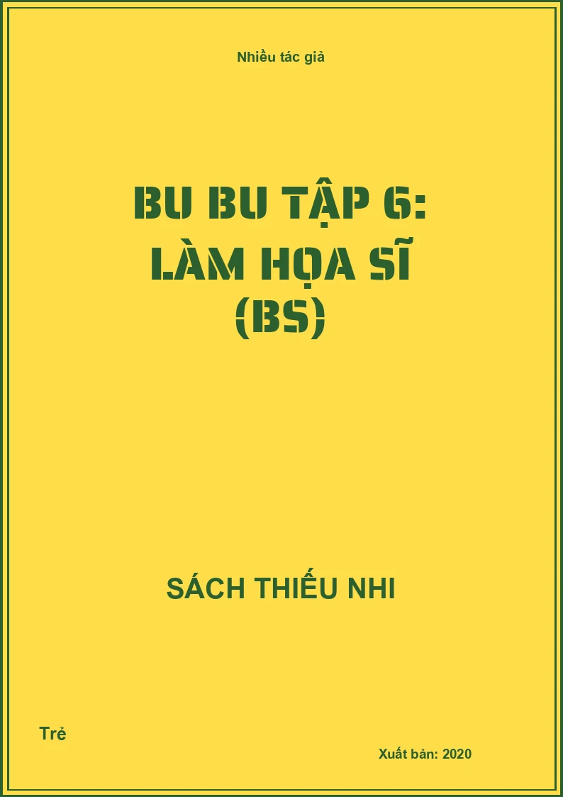 Bu bu tập 6: Làm họa sĩ (BS)