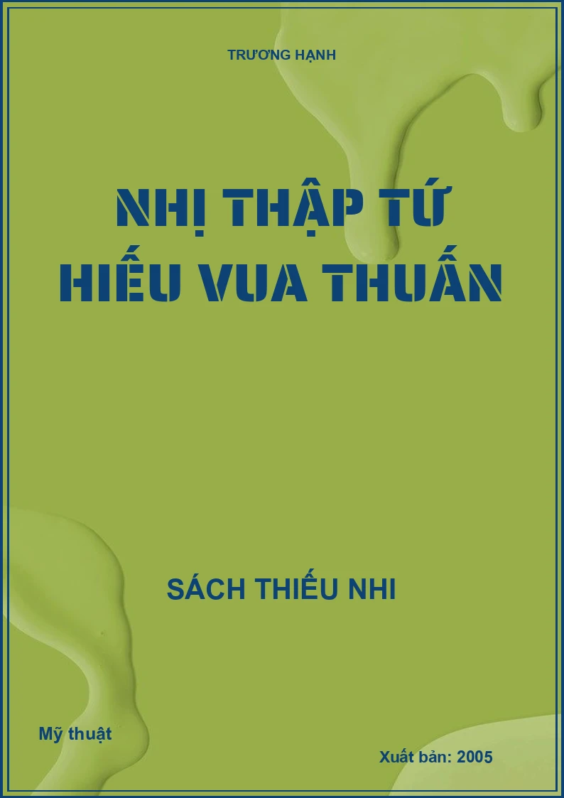 Nhị thập tứ hiếu Vua Thuấn