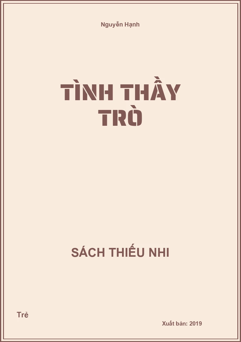 Tình thầy trò