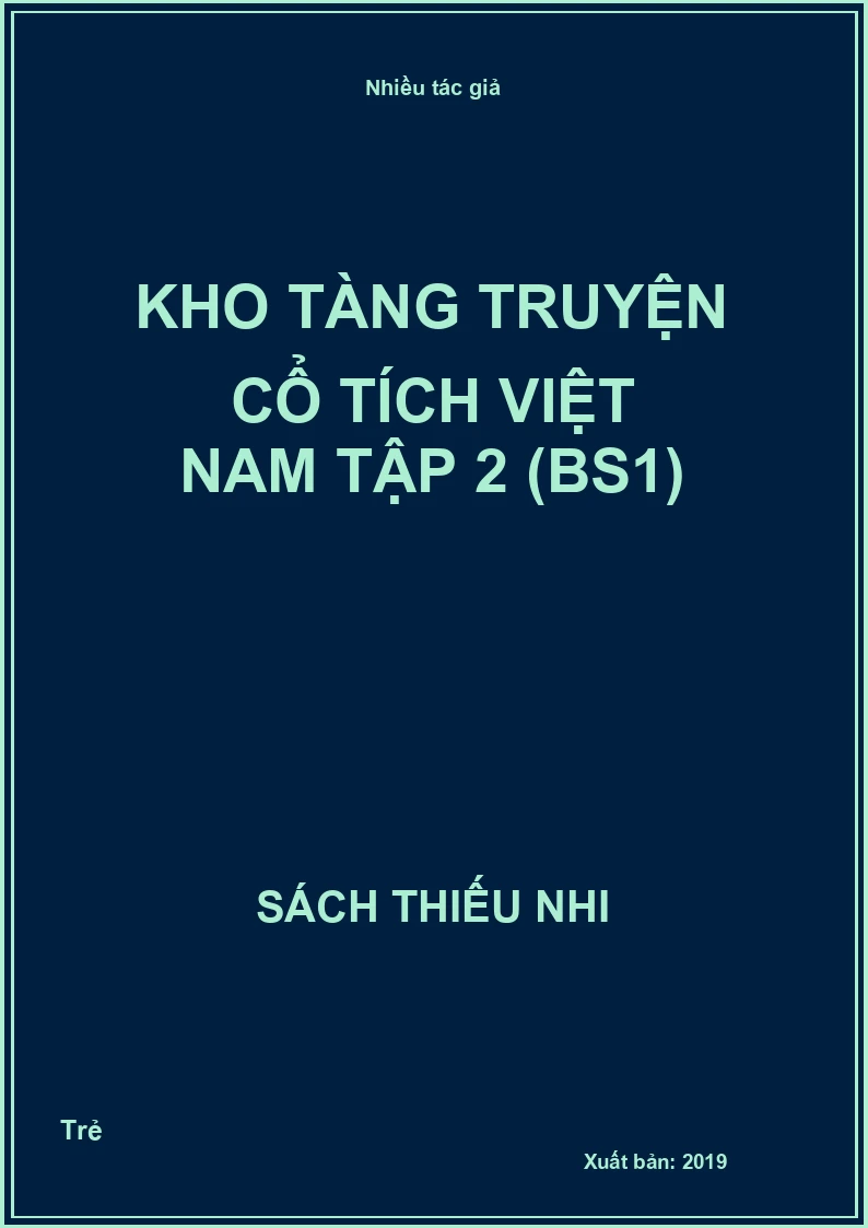 Kho tàng truyện cổ tích Việt Nam tập 2 (BS1)