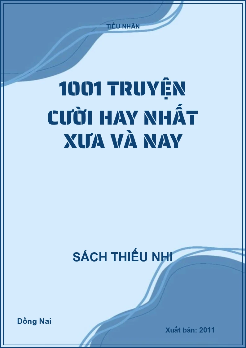 1001 truyện cười hay nhất xưa và nay