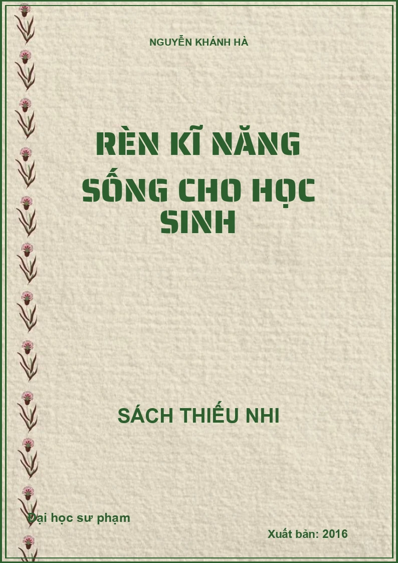 Rèn kĩ năng sống cho học sinh