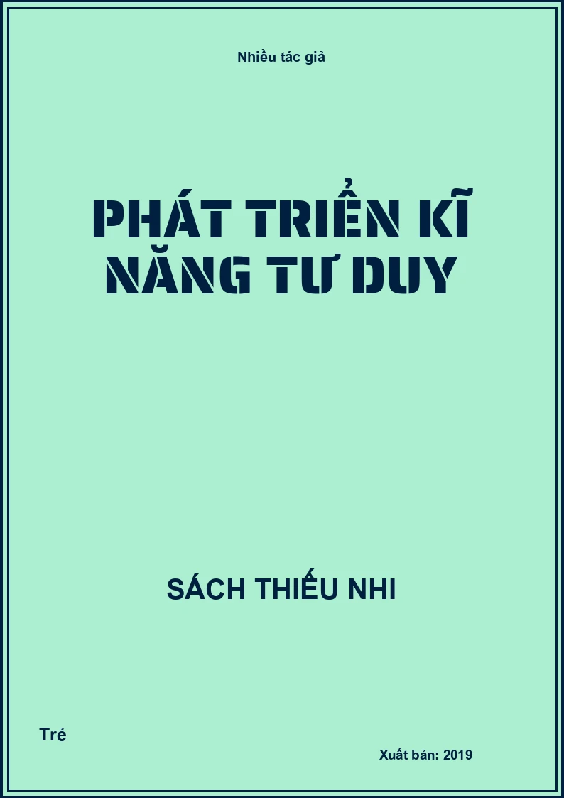 Phát triển kĩ năng tư duy