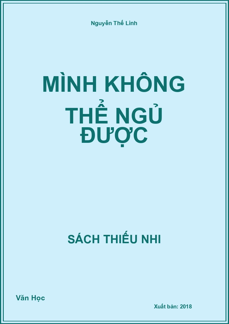 Mình không thể ngủ được