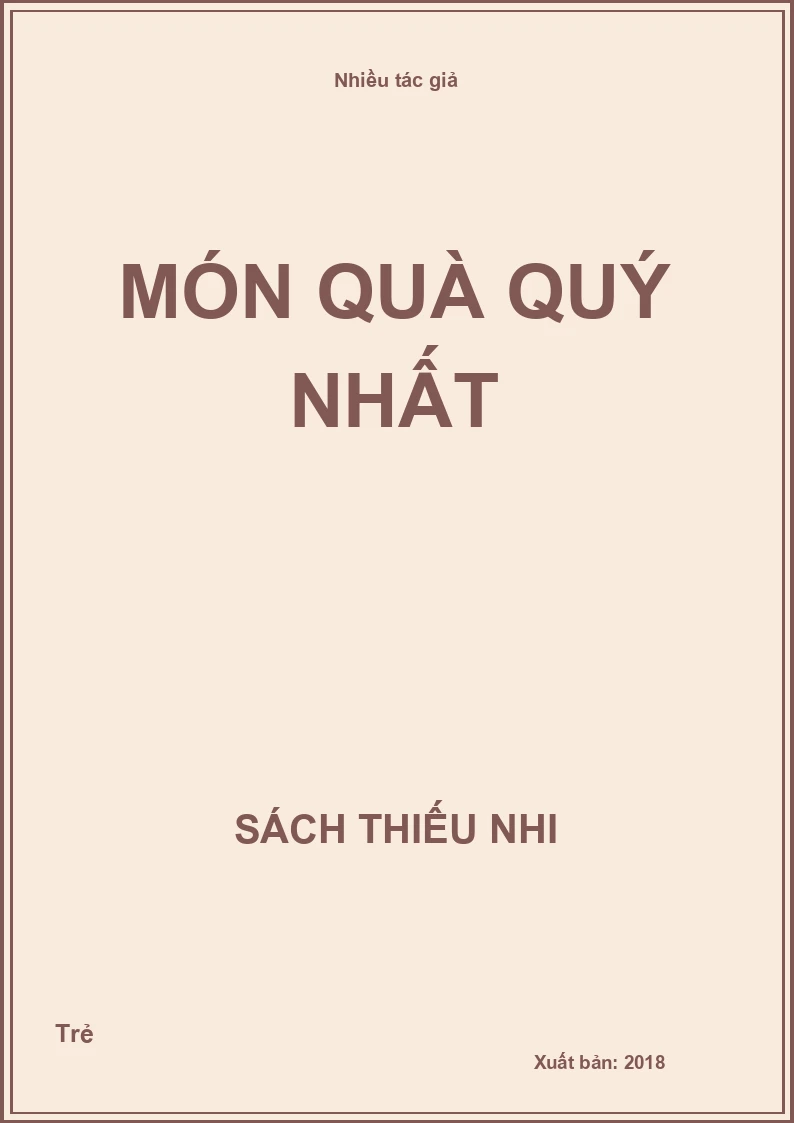 Món quà quý nhất