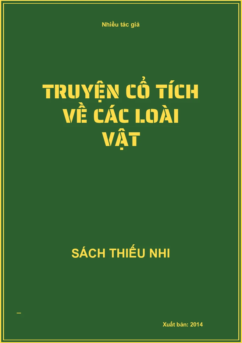 Truyện cổ tích về các loài vật