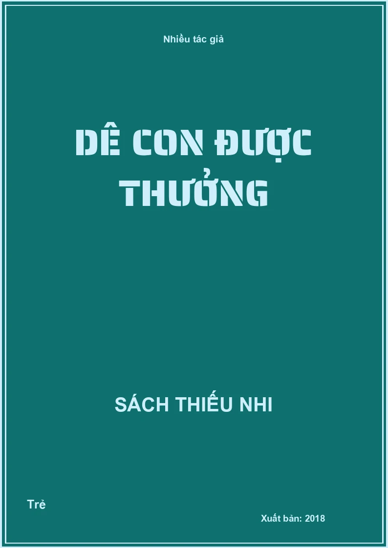 Dê con được thưởng