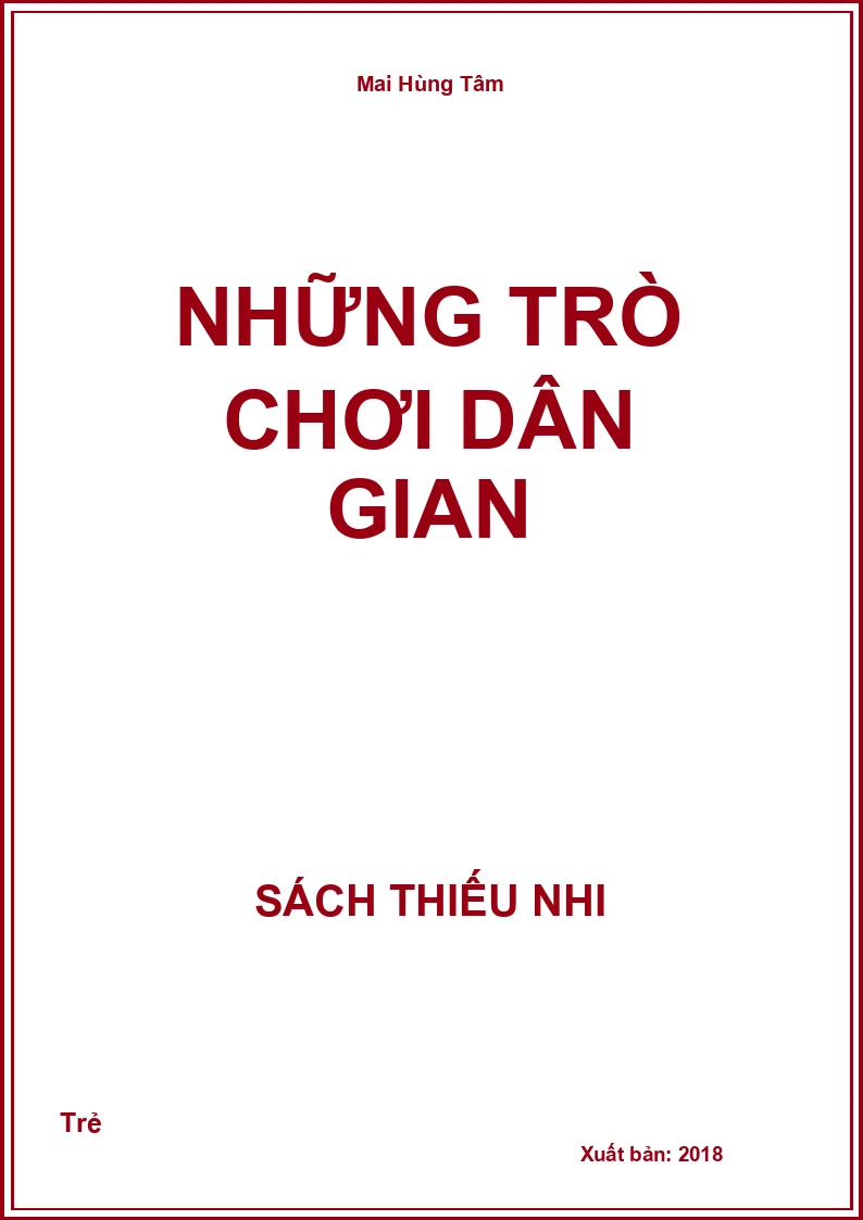 Những trò chơi dân gian