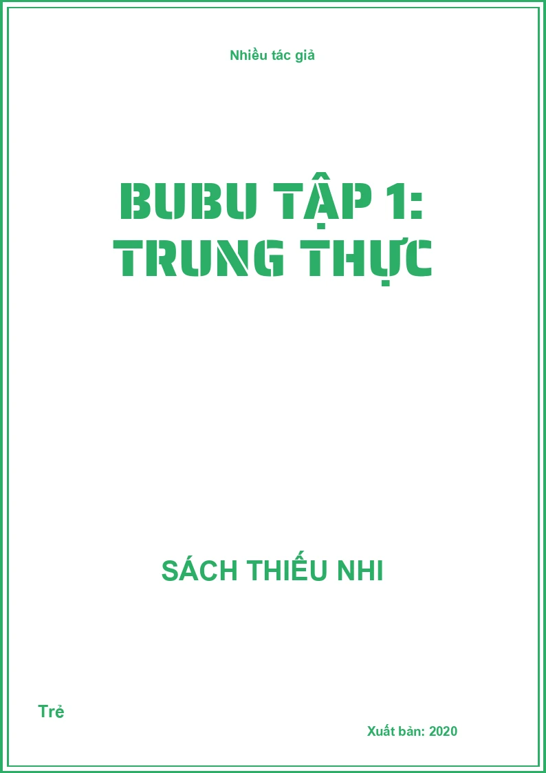Bubu tập 1: Trung thực