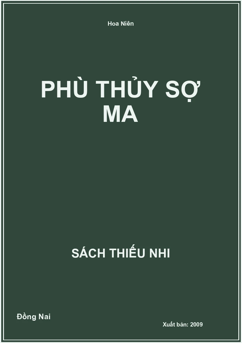 Phù thủy sợ ma