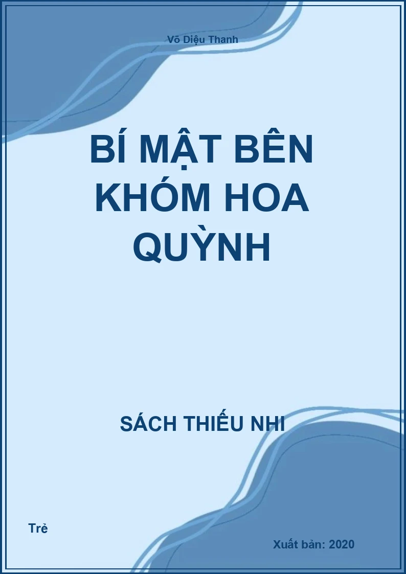 Bí mật bên khóm hoa quỳnh