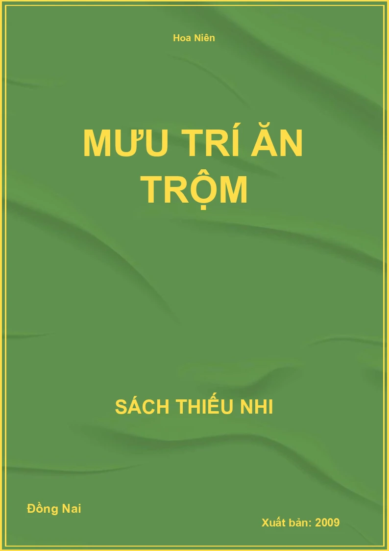 Mưu trí ăn trộm