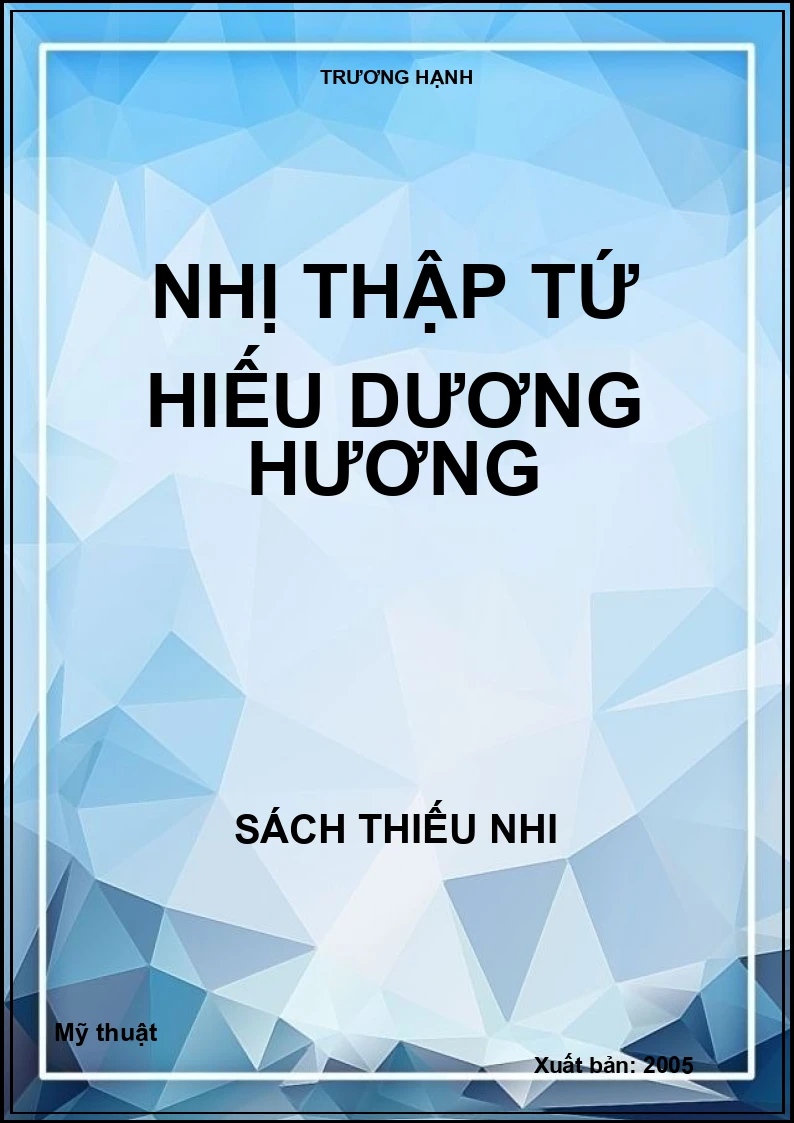 Nhị thập tứ hiếu Dương Hương