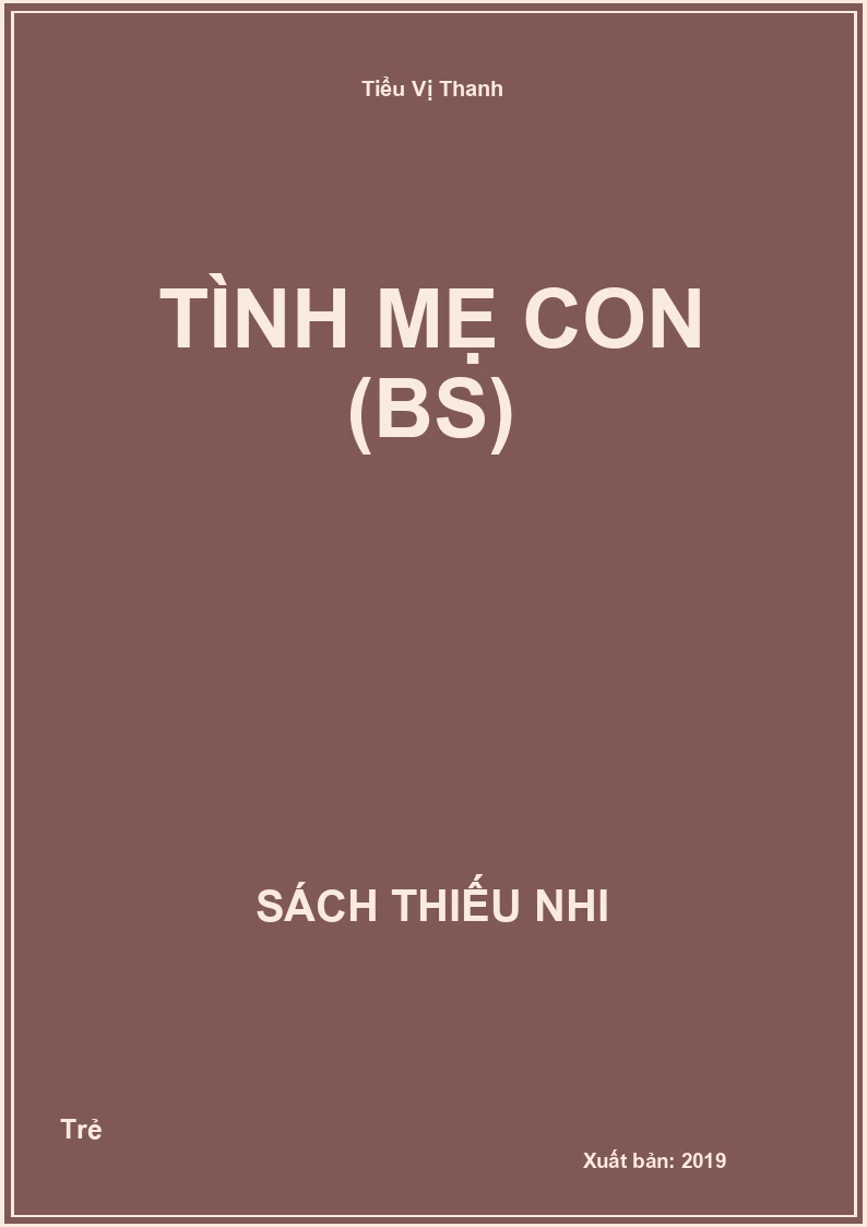 Tình mẹ con (BS)