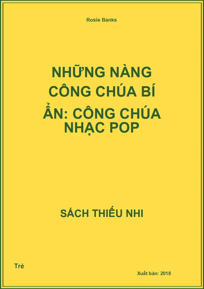 Những nàng công chúa bí ẩn: Công chúa nhạc Pop